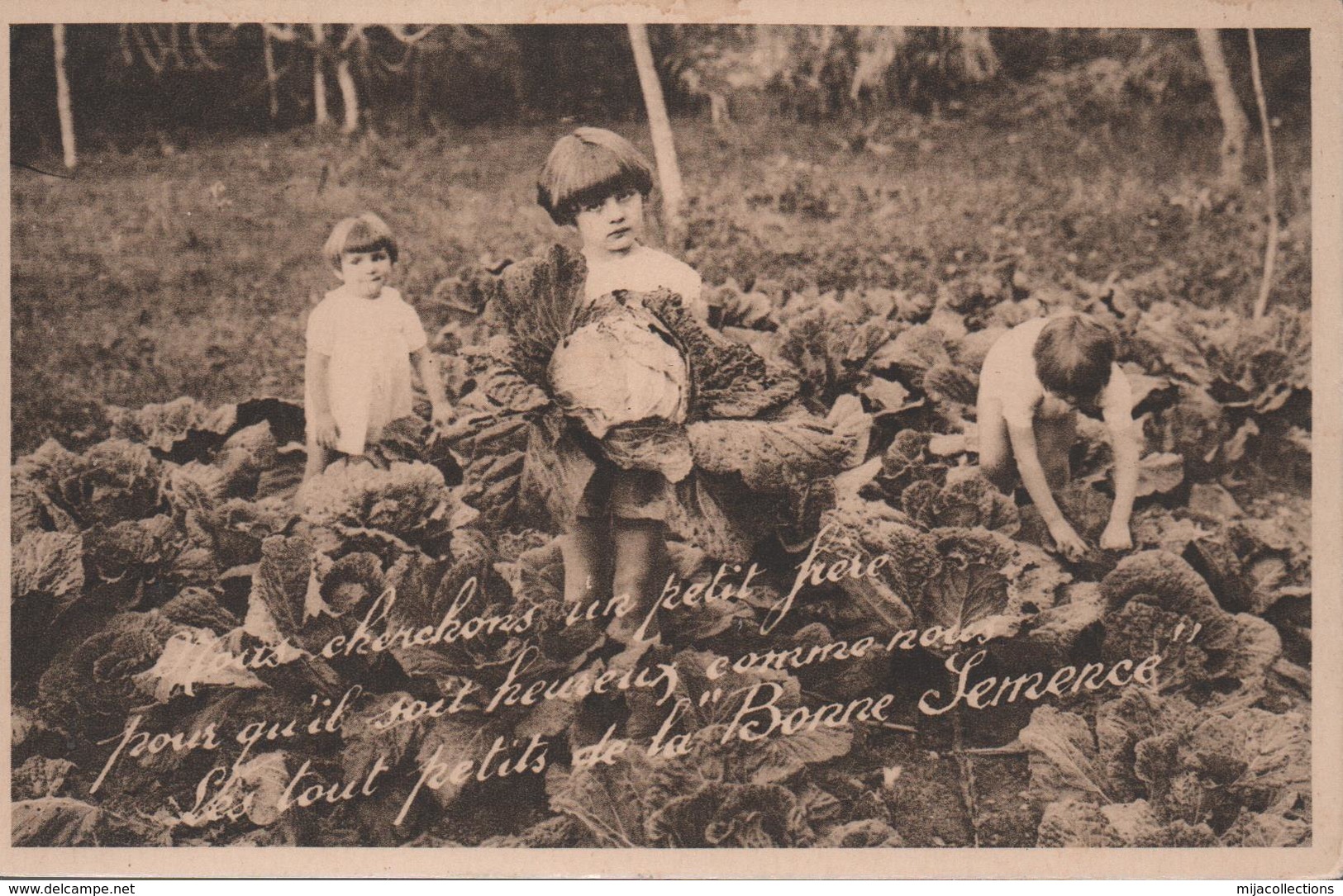 Cpa C23 BRANCOLAR-NICE Orphelinats Gratuits De La "Bonne Semence"-légende-enfants -choux...++ - Santé, Hôpitaux