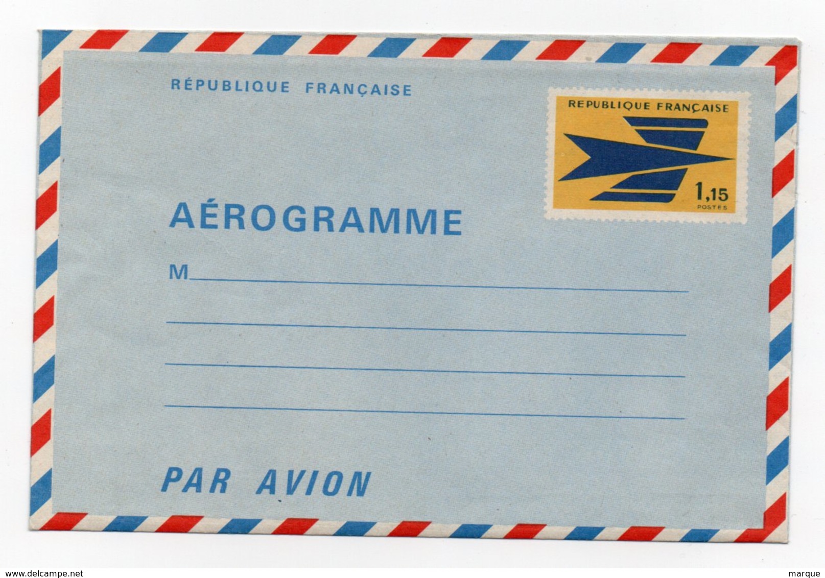 Aérogramme FRANCE Postes 1.15f - Aerogramme