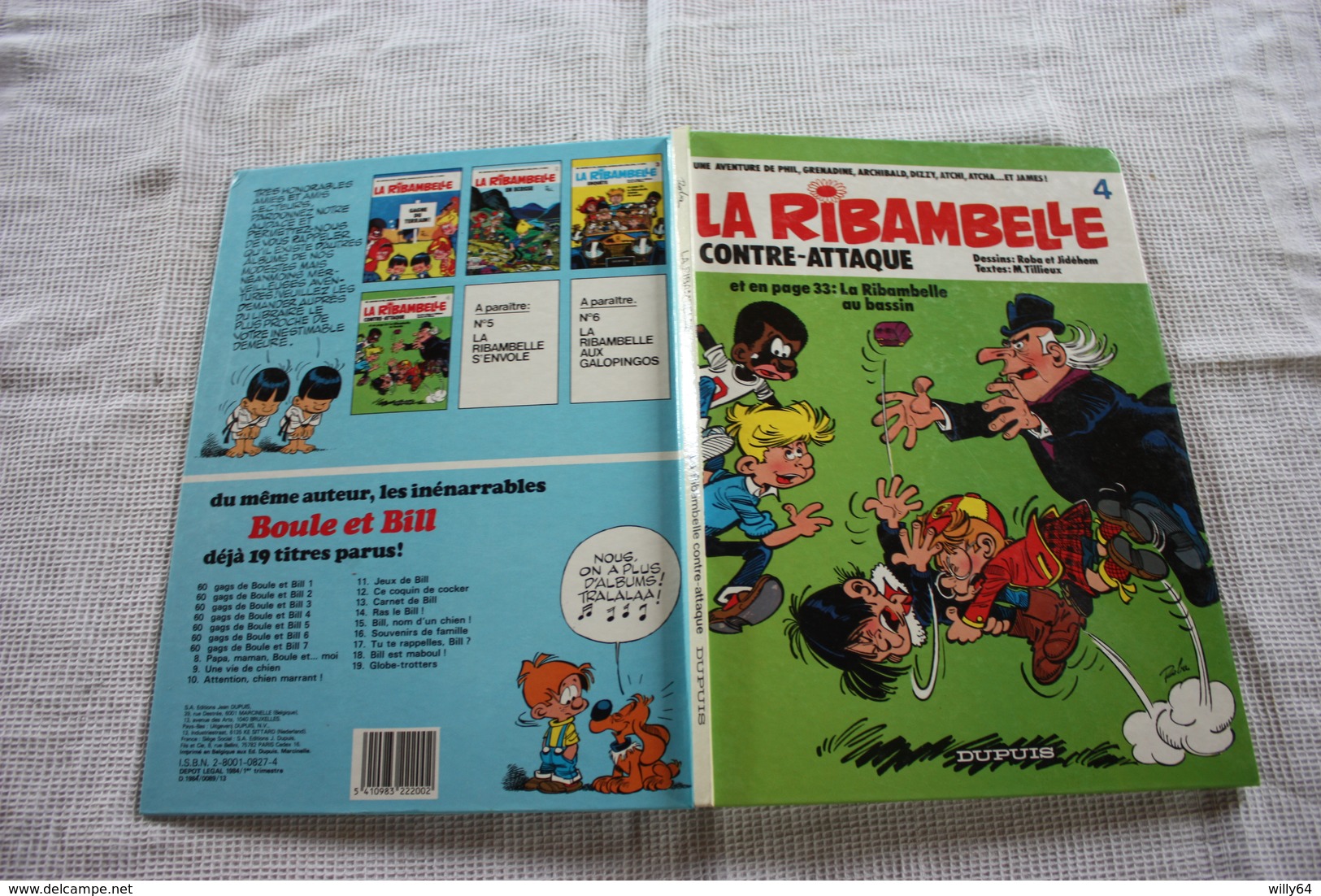 LA RIBAMBELLE  Contre-attaque T4   EO 1984  Editions: DUPUIS  Comme Neuve - Ribambelle, La