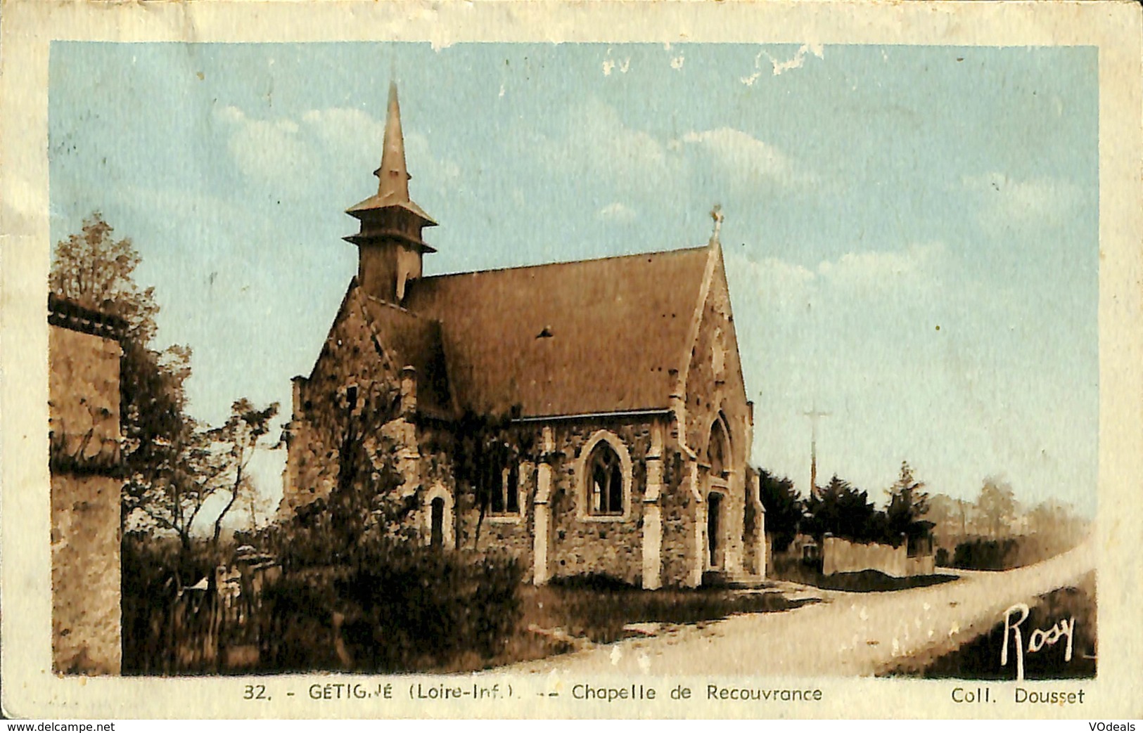 CPA - France - (44) Loire Atlantique - Gétigné - Chapelle De Recouvrance - Mauves-sur-Loire