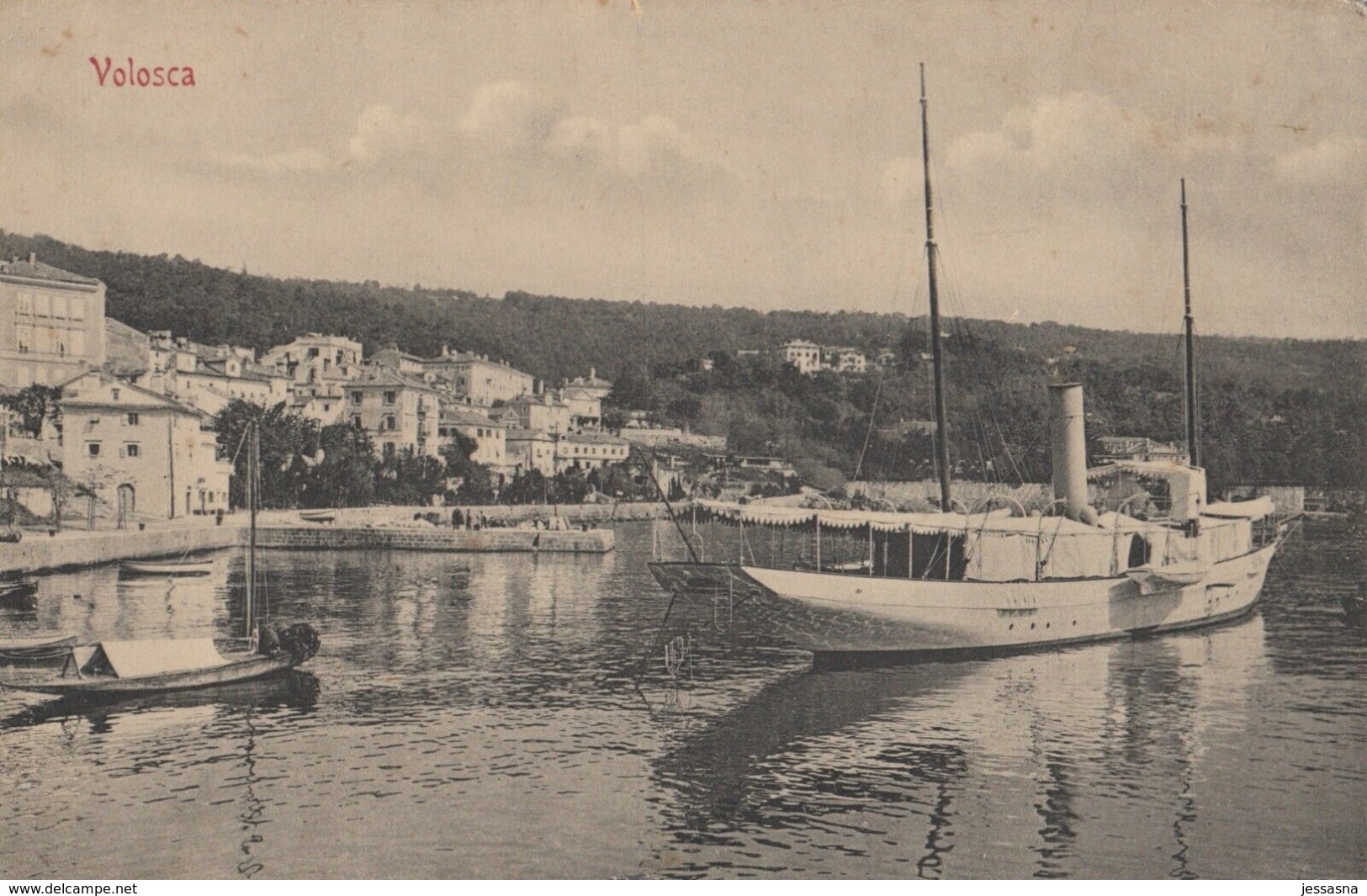 AK - Kroatien - Volosca - Segelschiff Vor Dem Alte Hafen - 1906 - Croatie