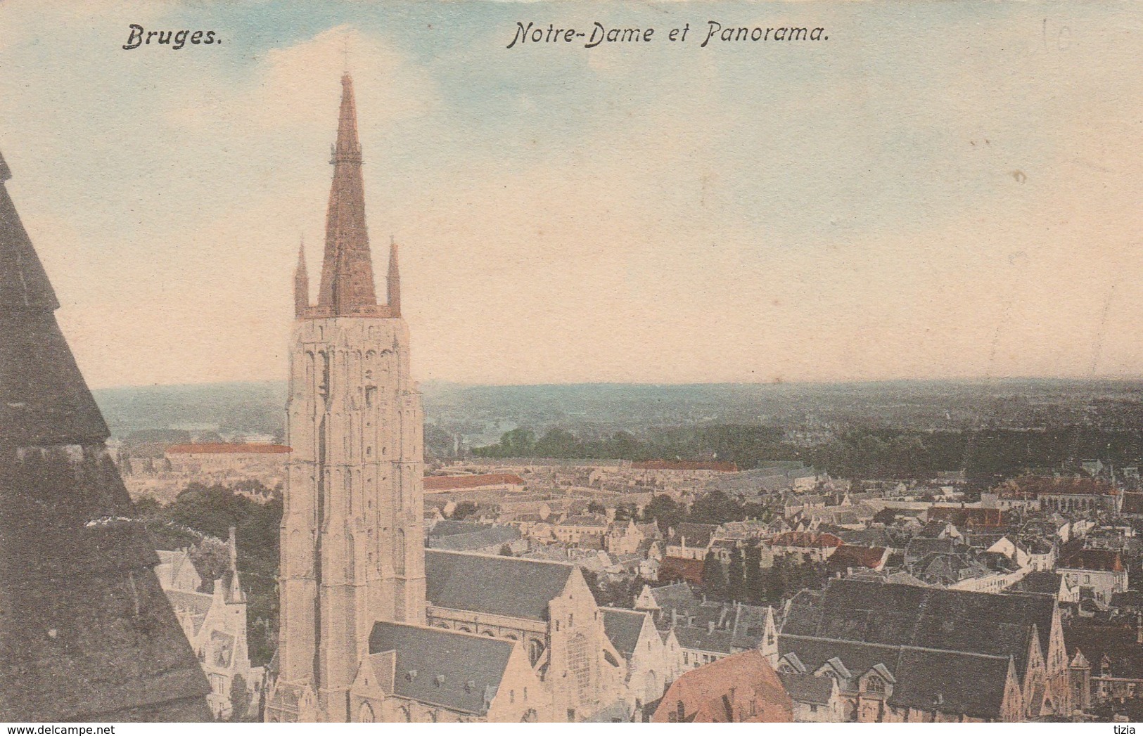 Bruges. Notre-Dame Et Panorama. Nels Couleurs - Brugge