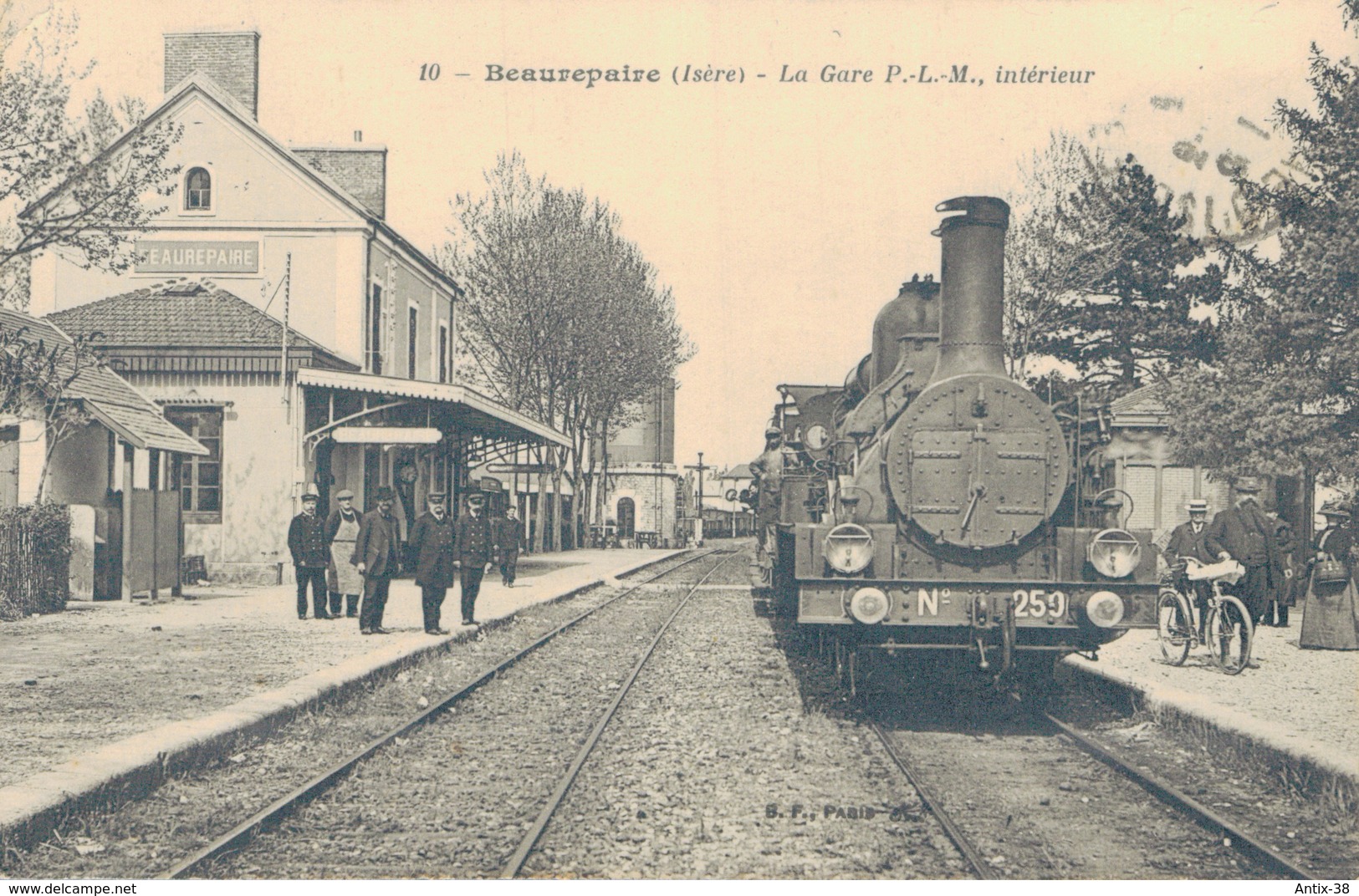 J68 - 38 - BEAUREPAIRE - Isère - La Gare PLM - Intérieur - Train - Sonstige & Ohne Zuordnung