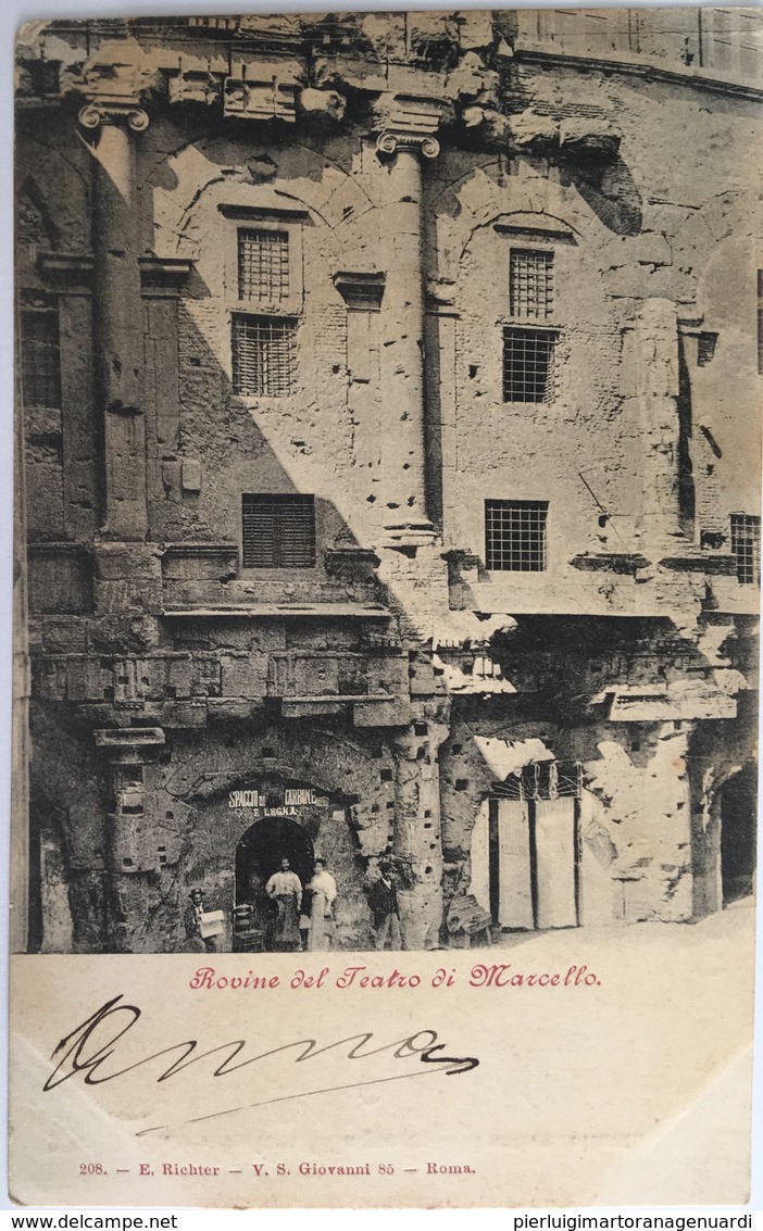 V 72462 - Roma - Rovine Del Teatro Marcello - Churches