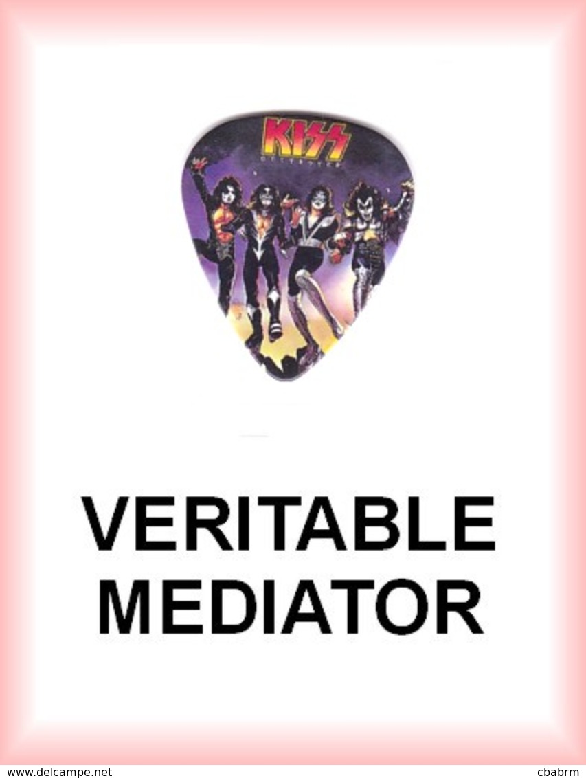KISS MEDIATOR Medium PLECTRUM Guitar Pick (groupe) - Accessories & Sleeves