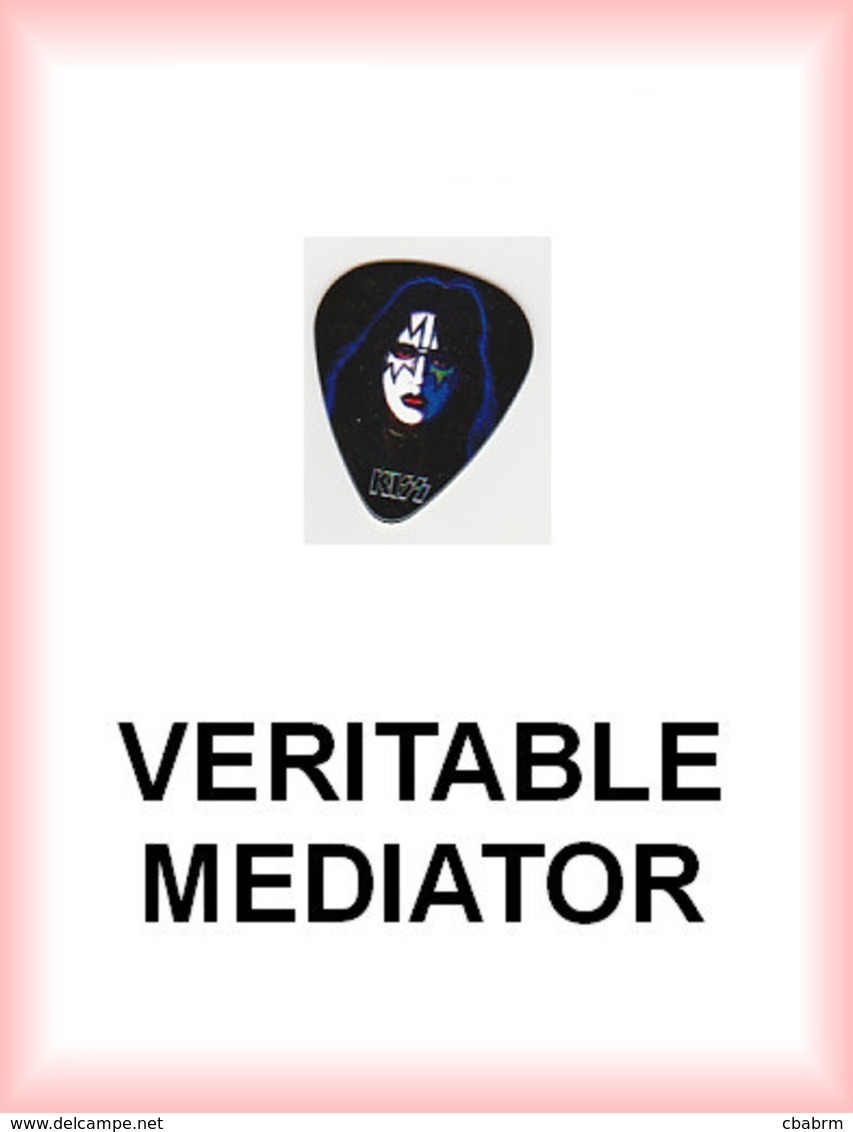 KISS MEDIATOR Medium PLECTRUM Guitar Pick ACE FREHLEY - Zubehör & Versandtaschen