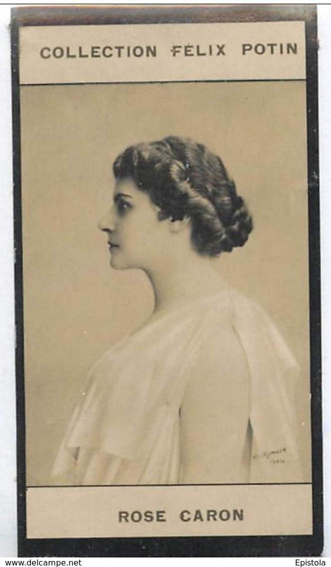 Rose Meunier-Caron, Chanteuse Opéra Née à Monnerville - Compagne De Clemenceau - Collection Photo Felix POTIN 1900 - Félix Potin