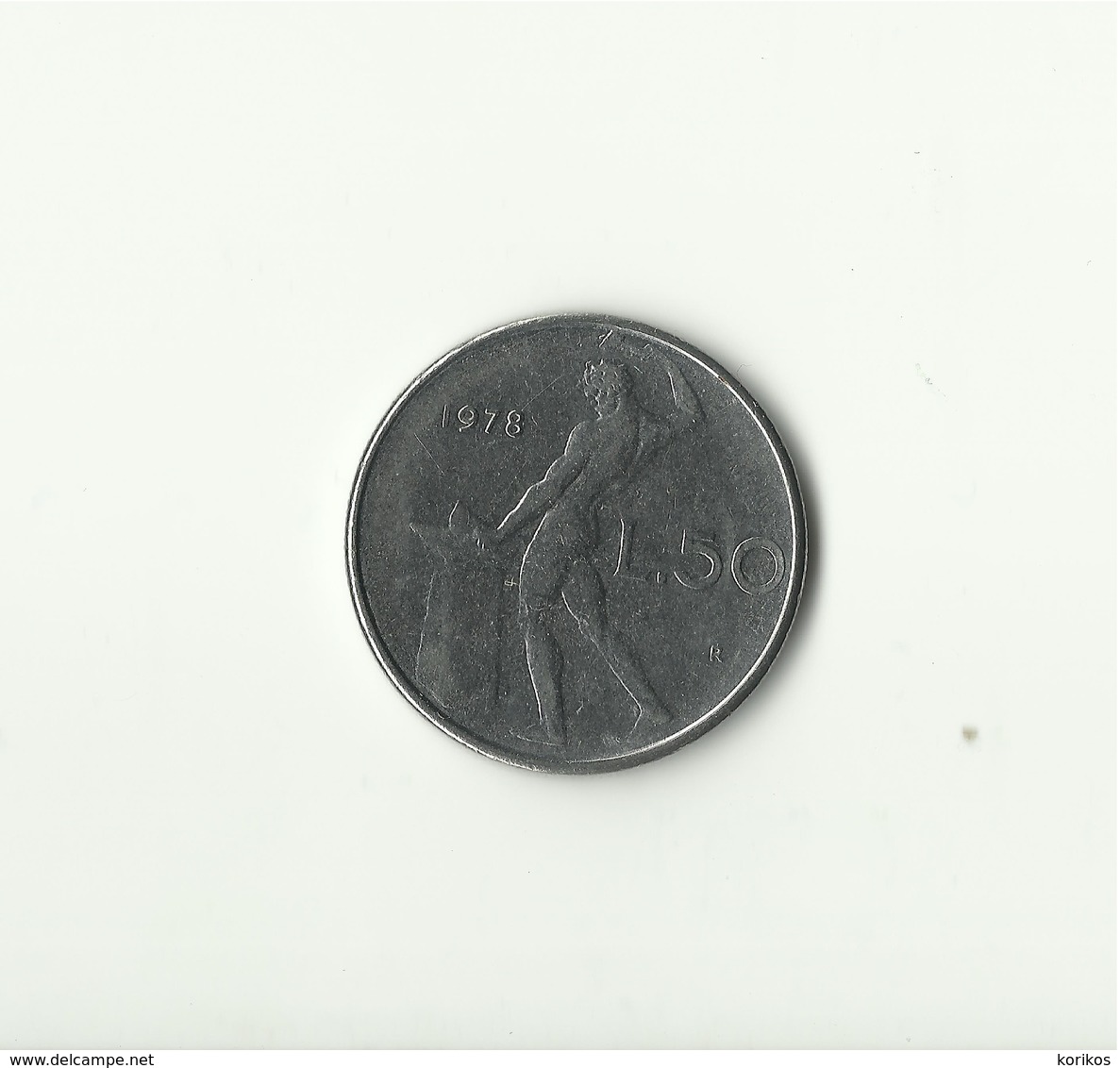 50 CENTISIMO - 1978 COIN ITALY – 0.50 LIRA LIRE LIRETA - Other & Unclassified