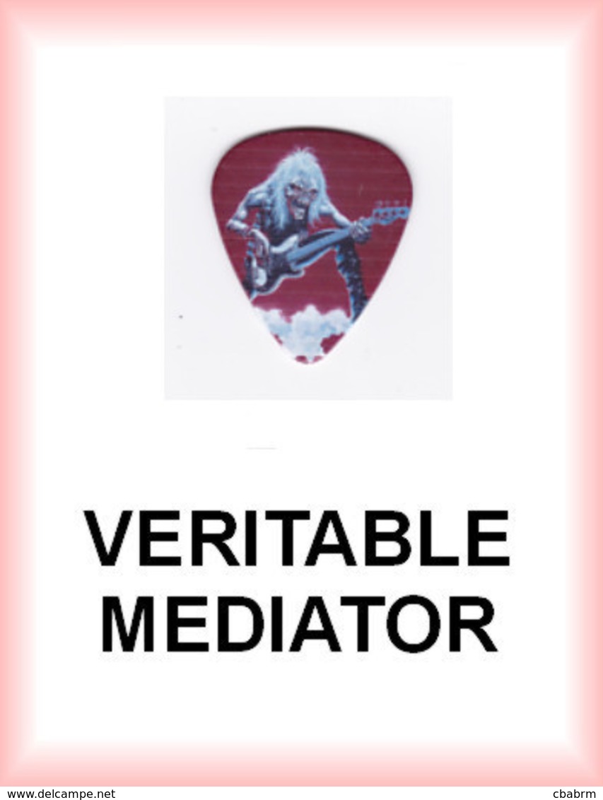 IRON MAIDEN MEDIATOR Medium PLECTRUM Guitar Pick (rock) - Accessori & Bustine