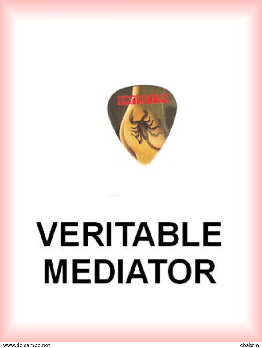 SCORPIONS MEDIATOR Medium PLECTRUM Guitar Pick (animal) - Zubehör & Versandtaschen