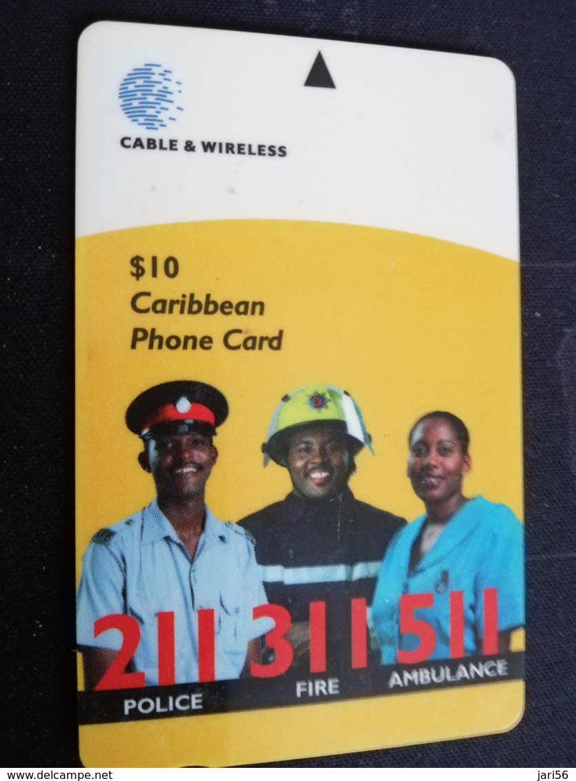 BARBADOS   $ 10 ,- MAGNETIC CARD ALARM NO;       Fine Used Card  ** 450 ** - Barbados (Barbuda)