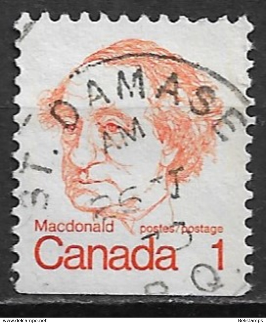 Canada 1973. Scott #586 (U) Sir John A. Macdonald, Former Prime Minister - Single Stamps