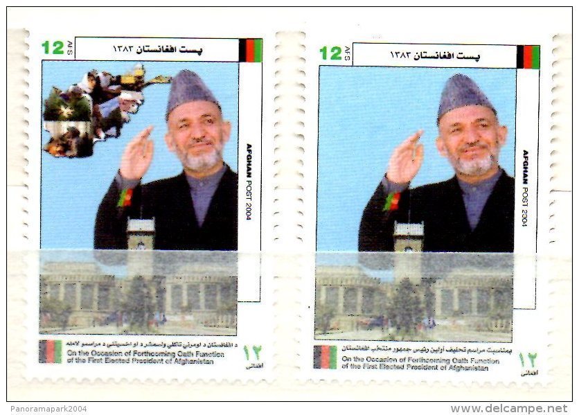 Afghanistan 2004 Hamid Karzai First Elected President Democracy Démocratie Wahlen Election - Afghanistan