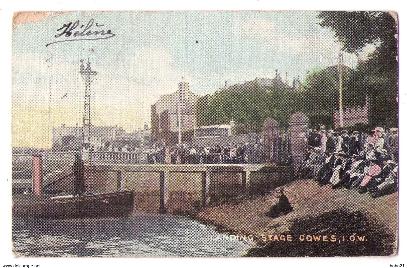 7054 - ( R.U. ) Isle Of Wight - Landing Stage Cowes ( I.O.W. ) - The National Series - - Cowes