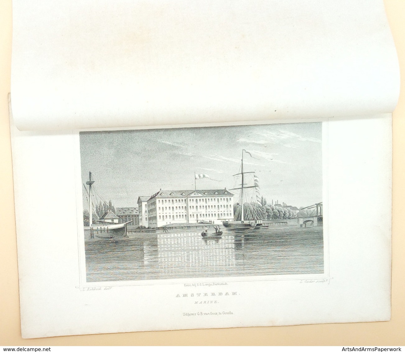Amsterdam Marine 1858/ Amsterdam Navy 1858. Oeder, Rohbock - Kunst