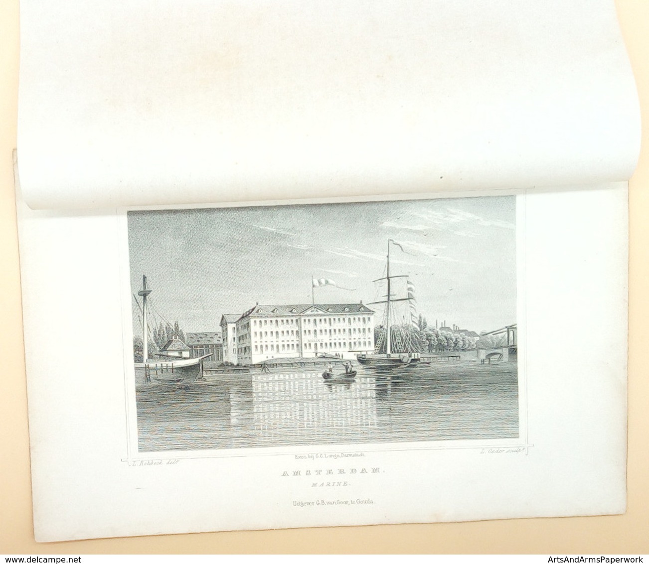 Amsterdam Marine 1858/ Amsterdam Navy 1858. Oeder, Rohbock - Art