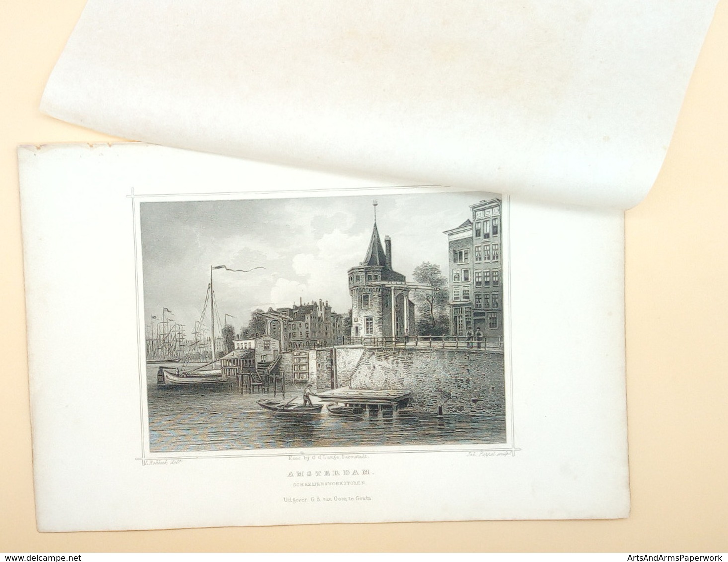 Amsterdam Schreijershoektoren 1858/ Amsterdam Schreijershoek Tower 1858. Rochbock, Poppel - Art