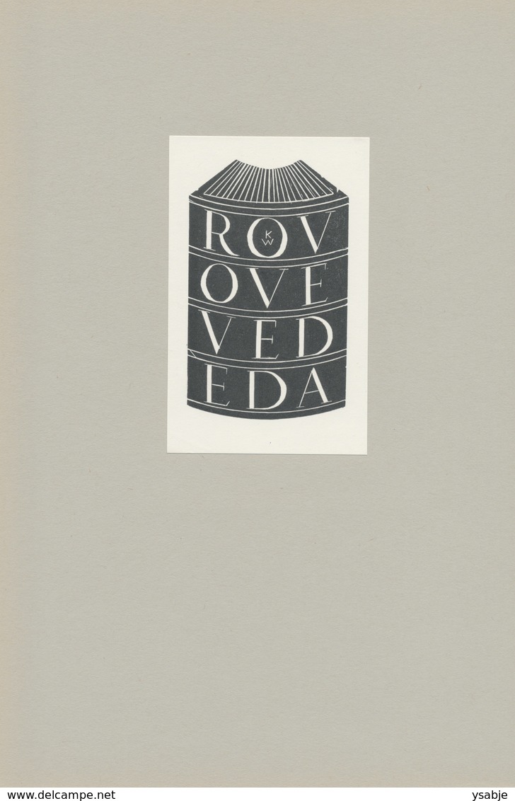 Ex Libris Roland Roveda - Kürt Werner  - Bookplates