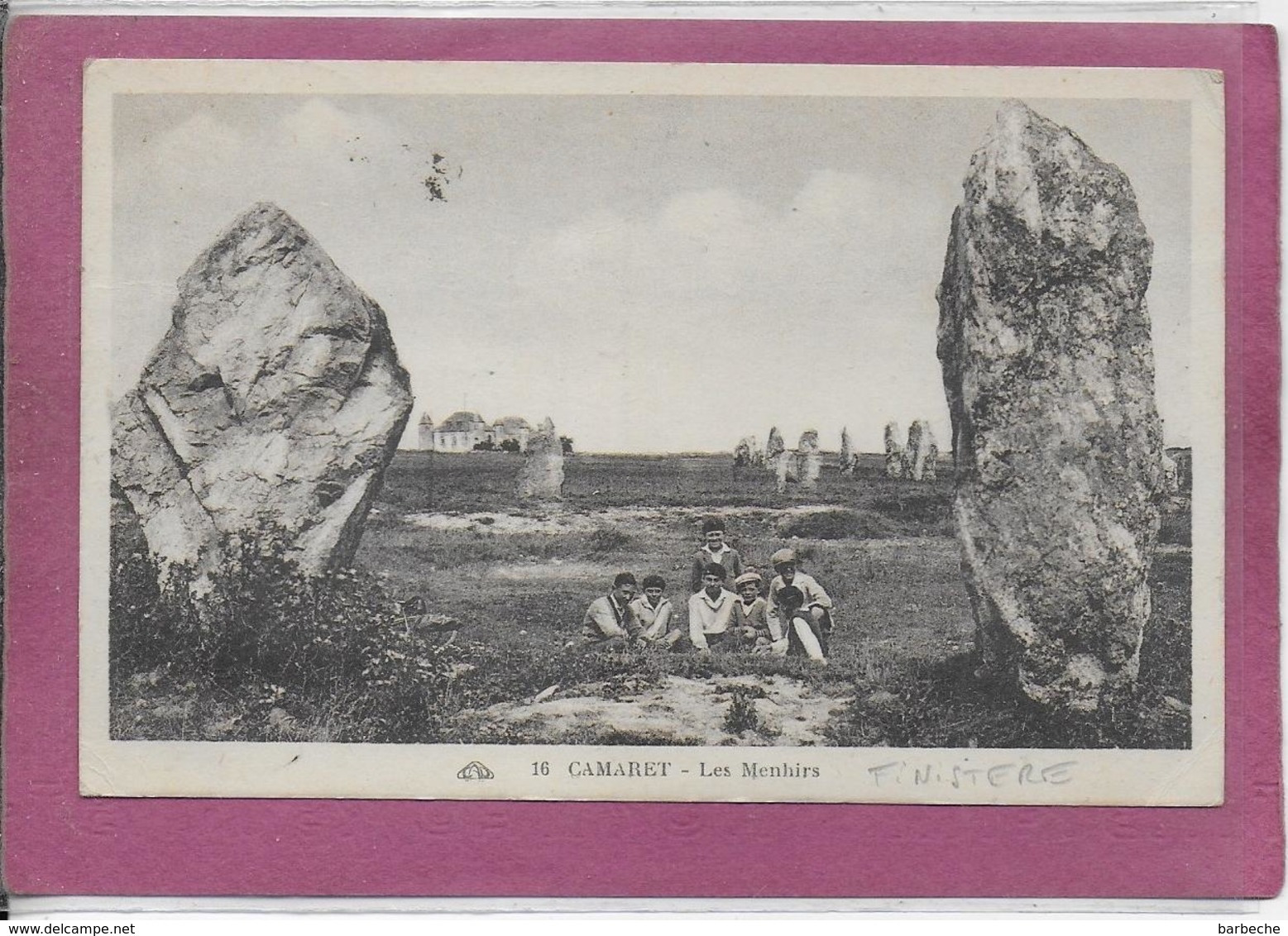 29.-  CAMARET .- Les Menhirs - Camaret-sur-Mer