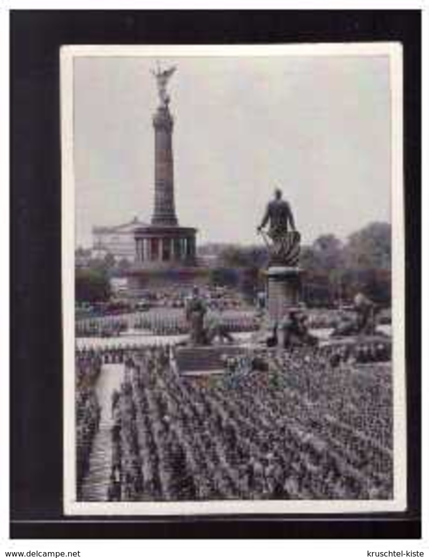 Dt-Reich (008587) Sammelbild, Hindenburg, Ergänzungsserie Bild 23, Trauerfeier Am Reichstag SA, PO, HJ, Höhren Die - Sturm