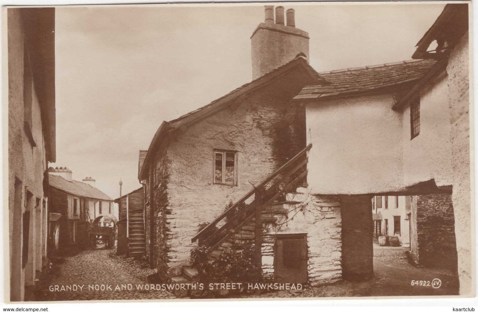 Grandy Nook And Wordsworth's Street, Hawkshead - (England) - 64922 - Hawkshead