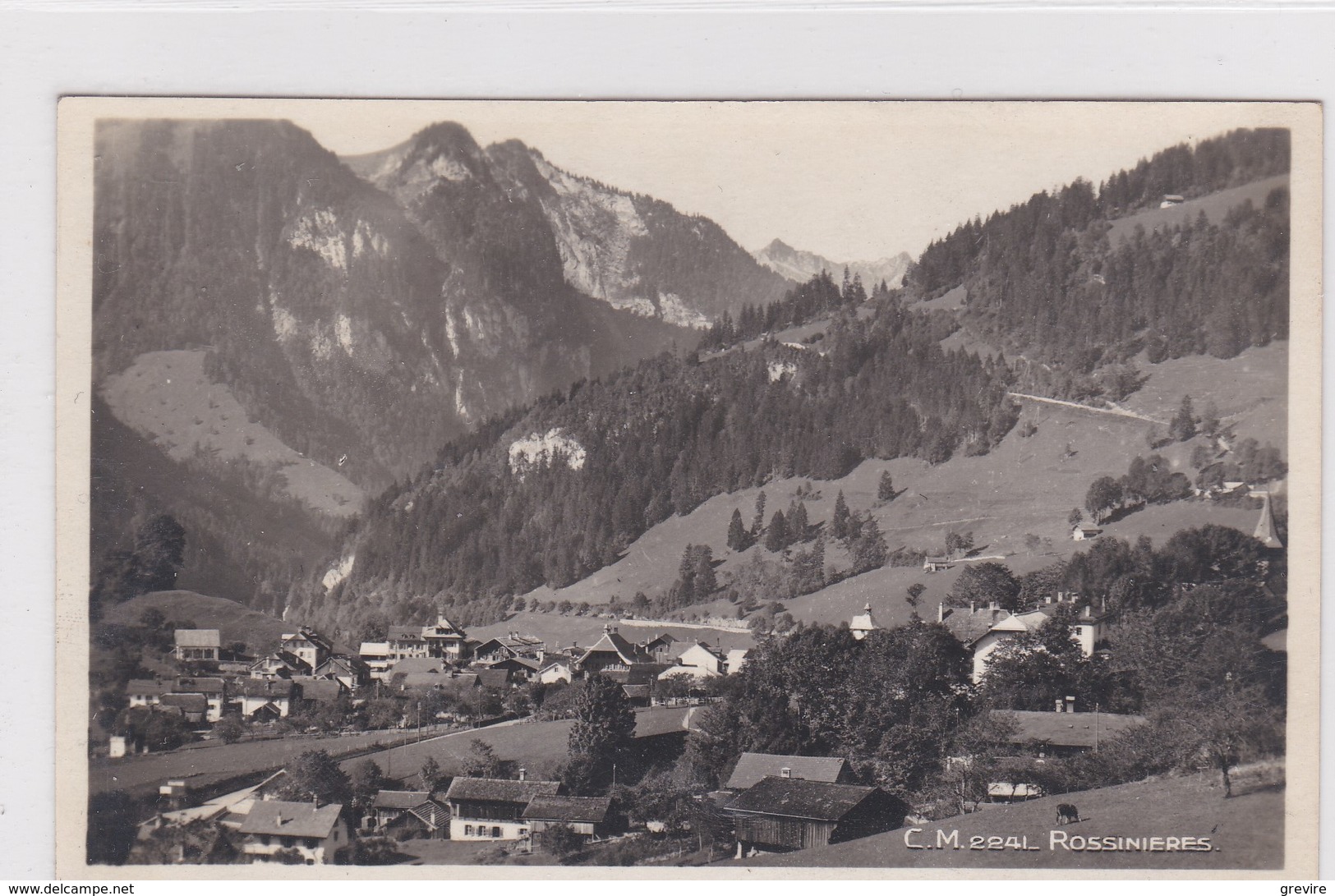 Rossinière, Carte-photo - Rossinière