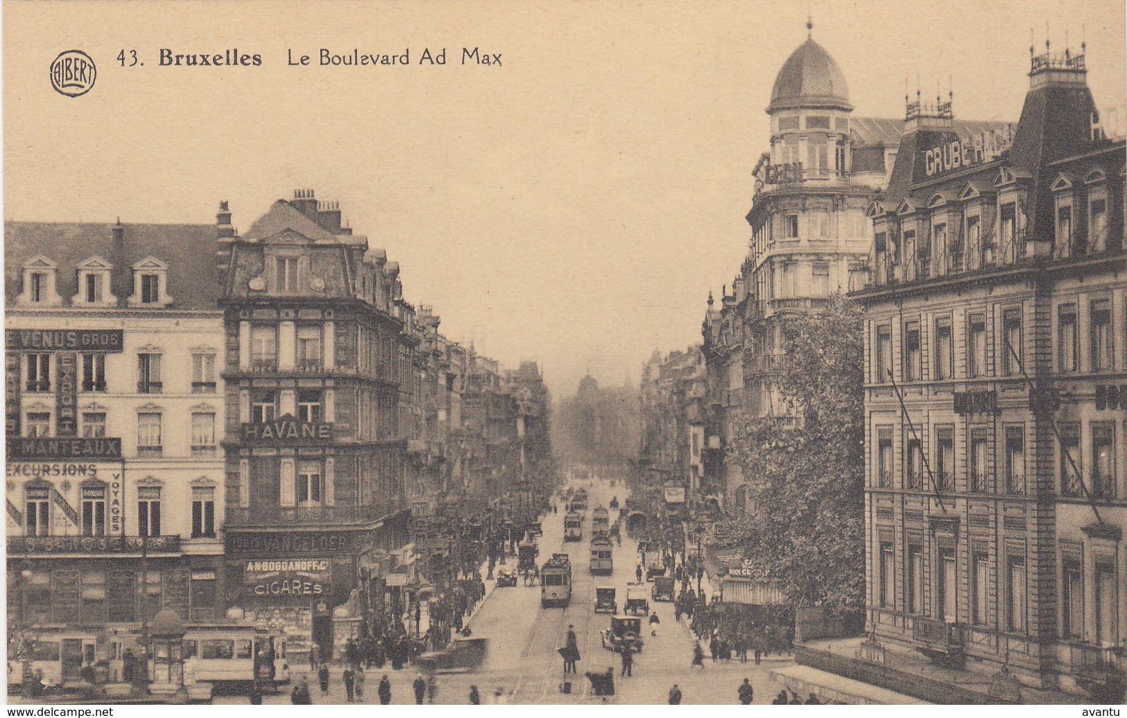 BRUXELLES / BRUSSEL / BOULEVARD ADOLPHE MAX / TRAM / TRAMWAYS - Avenidas, Bulevares