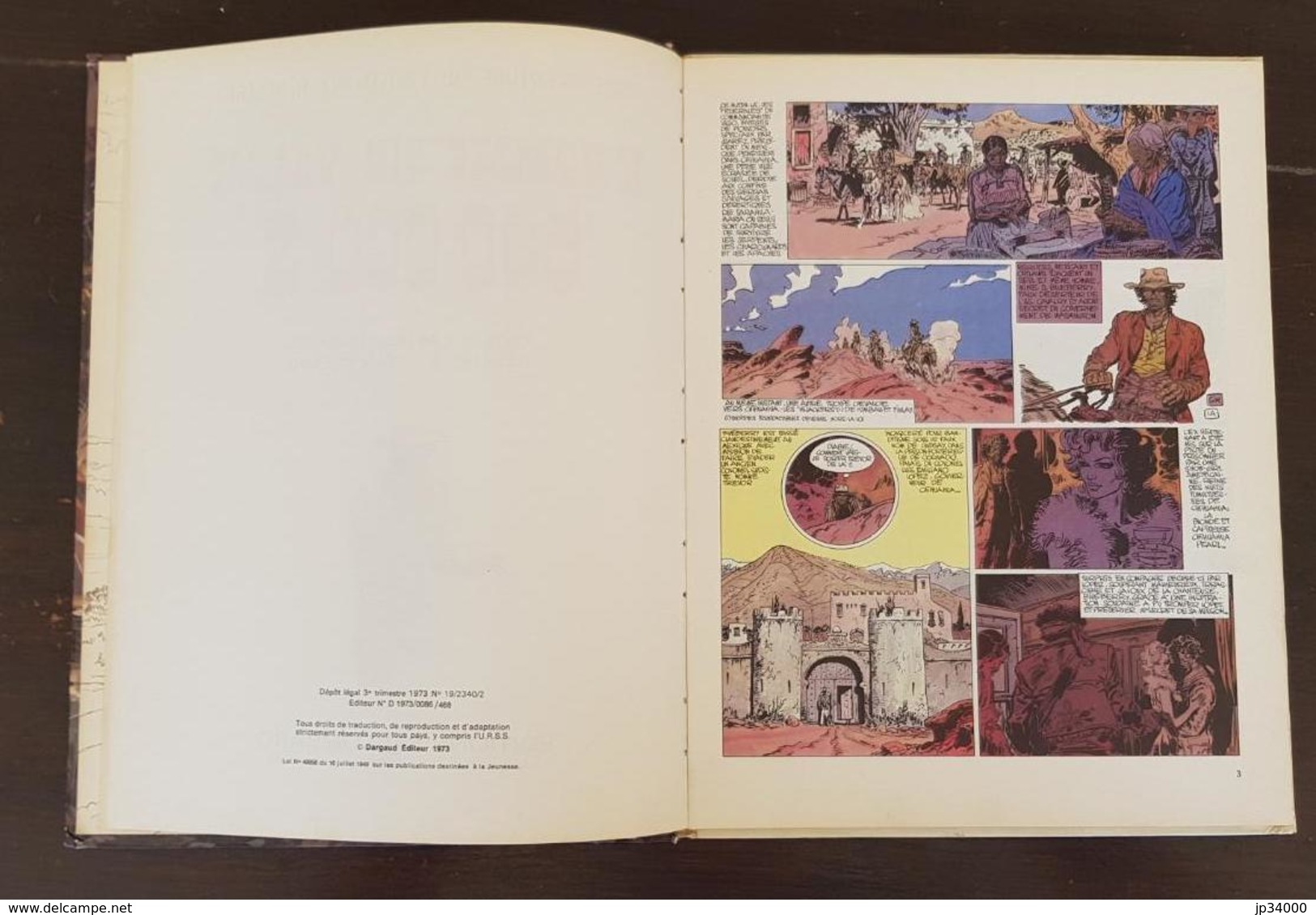 BLUEBERRY: L'homme Qui Valait 500 000$ EO 1973. Giraud Charlier. Ed Du Lombard (A) - Blueberry