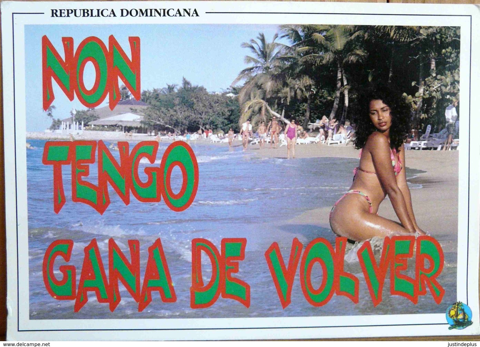 REPUBLICA DOMINICANA NO TENGO GANA DE VOLVER  PIN UP EN BIKINI COSTA NORTE FOTO WILLAIM MORINI - Pin-Ups