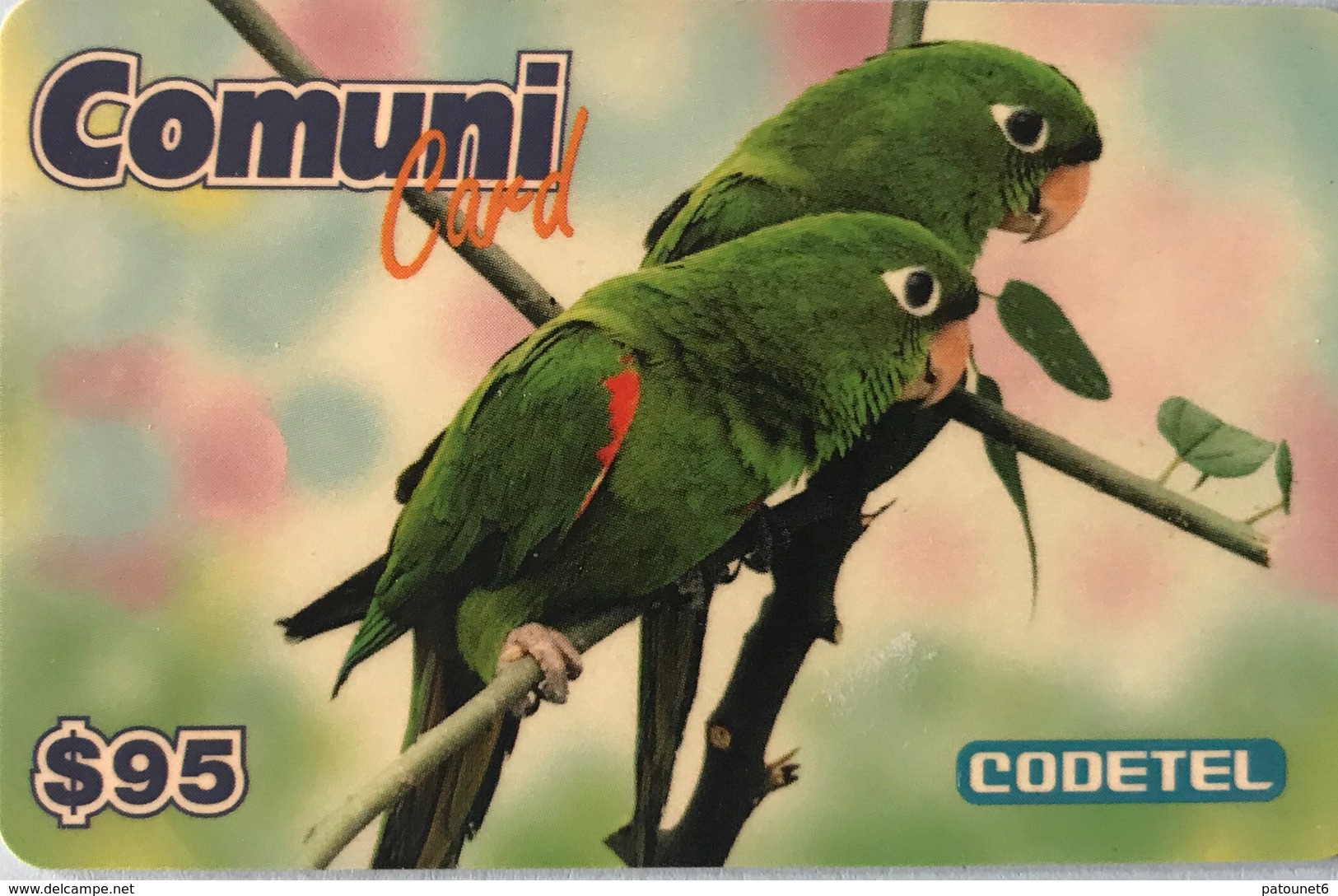 DOMINICAINE  -  Prepaid  - ComuniCard - Codetel  - No Edicion - $95 - Dominik. Republik