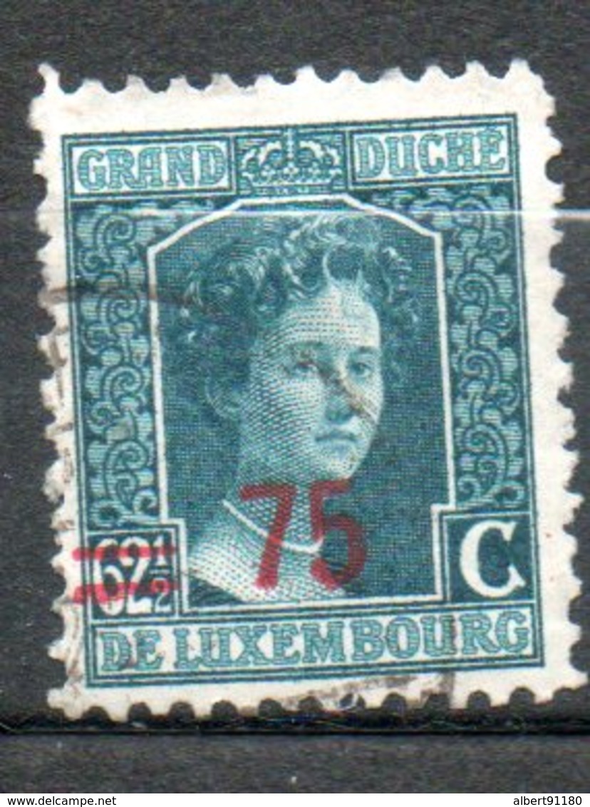 LUXEMBOURG  75 S 62 1/2c Vert Bleu 1916 N° 116 - 1914-24 Marie-Adélaïde