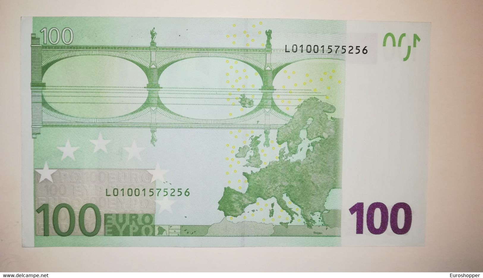 EURO-FINLAND 100 EURO (L) D001 Sign DUISENBERG UNC - 100 Euro