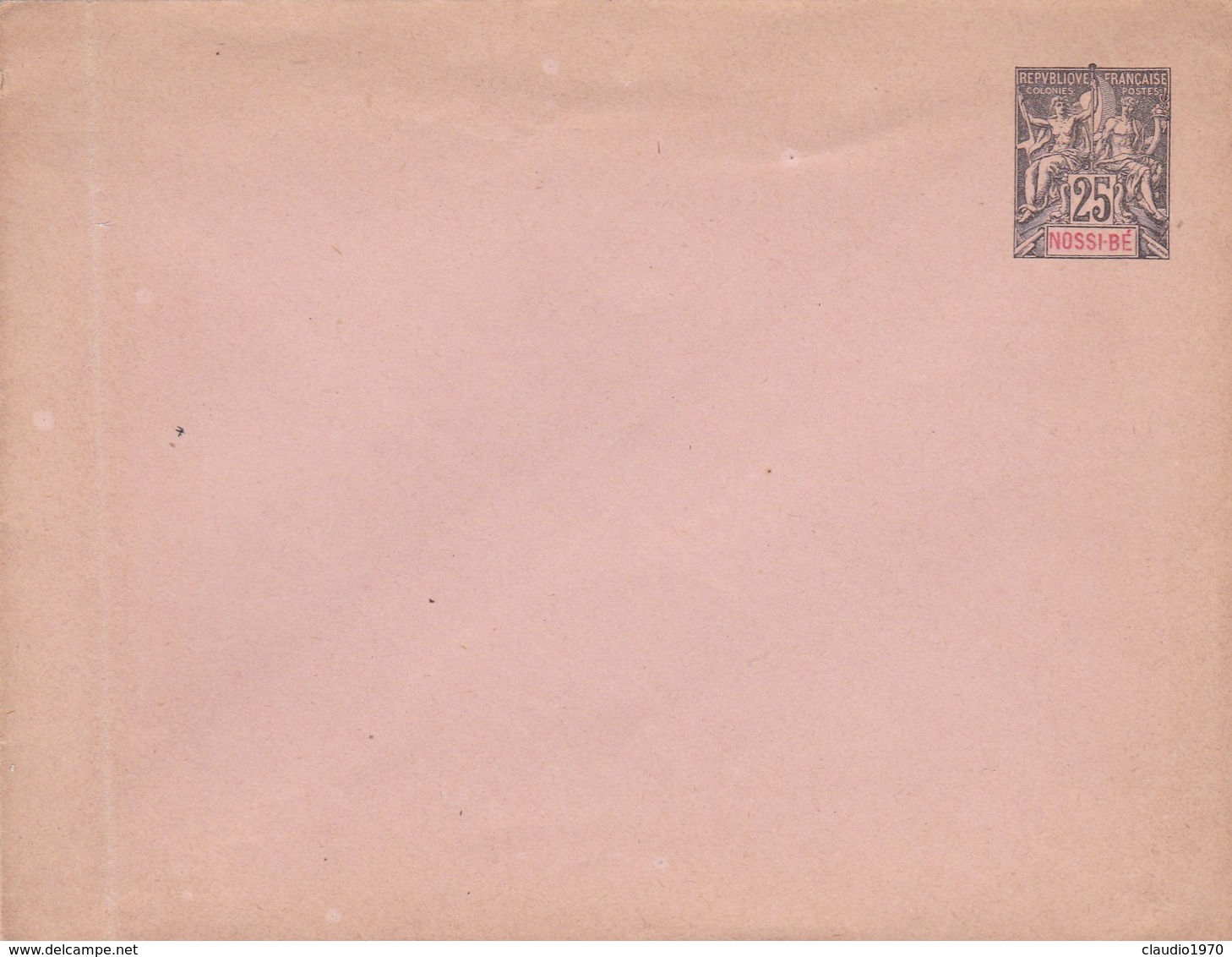 NOSSI - BE - INTERO POSTALE , BUSTA  25.C - Lettres & Documents