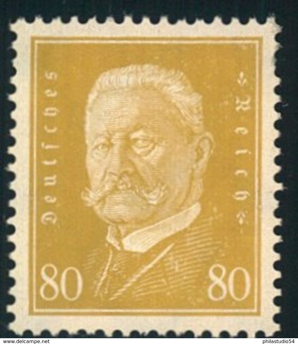 1930, Reichspräsidenten 80 Pfg. Ergänzungswert Postfrisch - Neufs