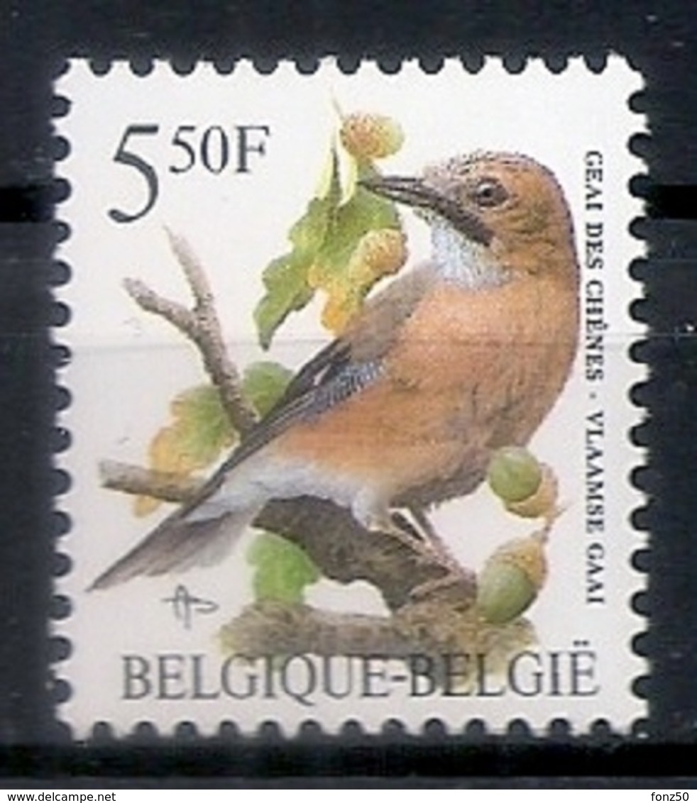 BELGIE * Buzin * Nr 2526 * Postfris Xx * HELDER WIT  PAPIER - 1985-.. Vögel (Buzin)