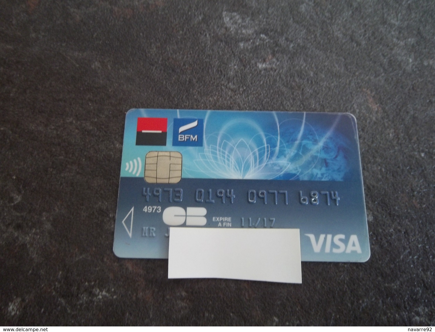 JOLIE CARTE A PUCE BANCAIRE PERIMEE SOCIETE GENERALE !!! - Disposable Credit Card