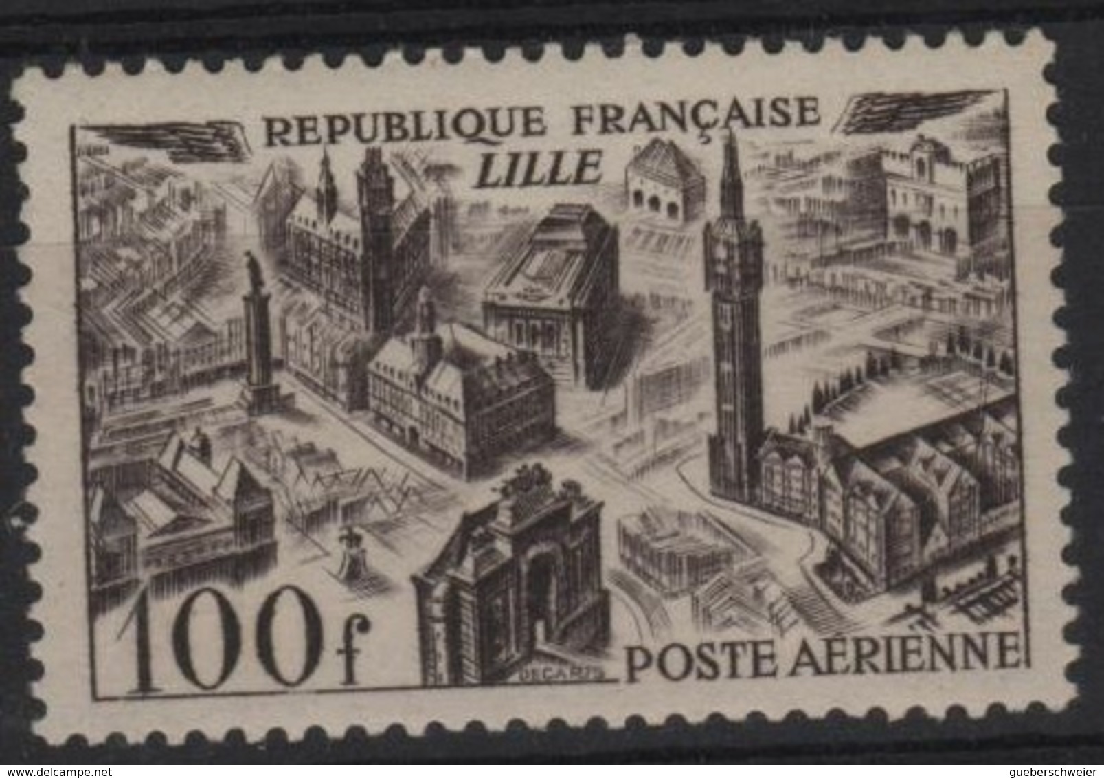 FR PA 11 - FRANCE PA 24 Neuf** Vue Aérienne De Lille - 1927-1959 Mint/hinged