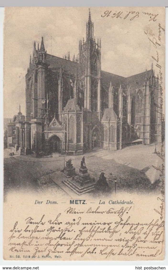 (7304) AK Metz, Kathedrale 1903 - Lothringen