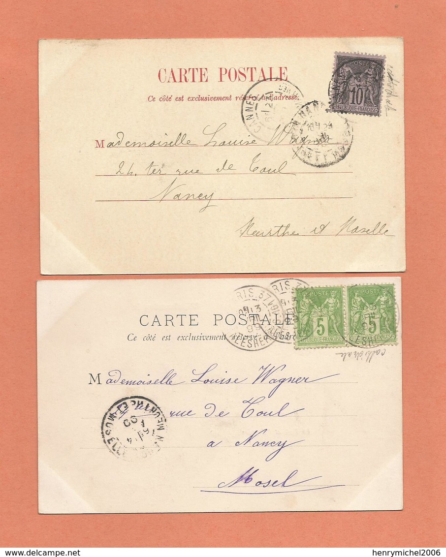 06 Villefranche Lot 2 Cpa Cachet 1899 - 1877-1920: Semi Modern Period