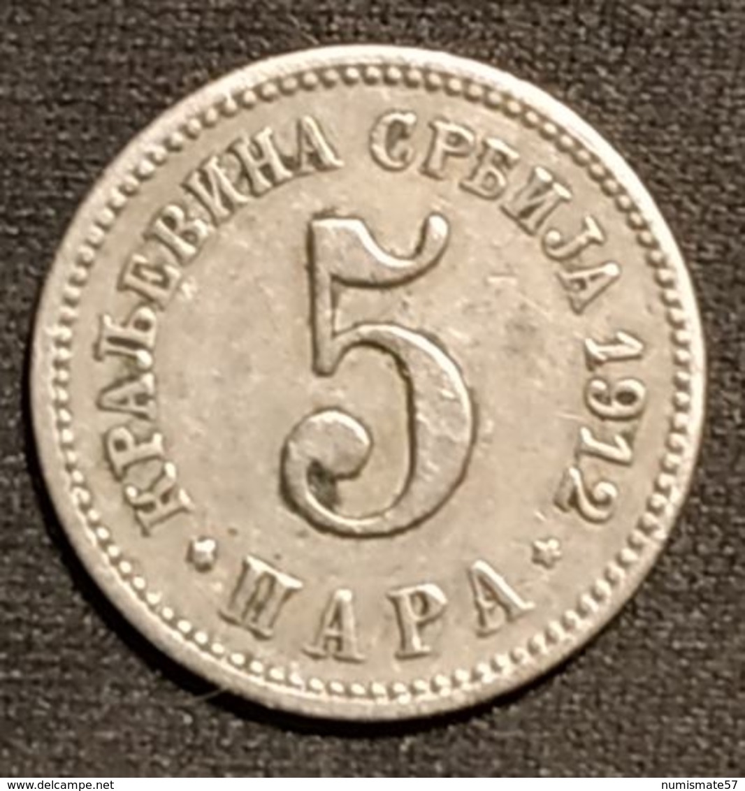 SERBIE - SERBIA - 5 PARA 1912 - KM 18 - Serbie