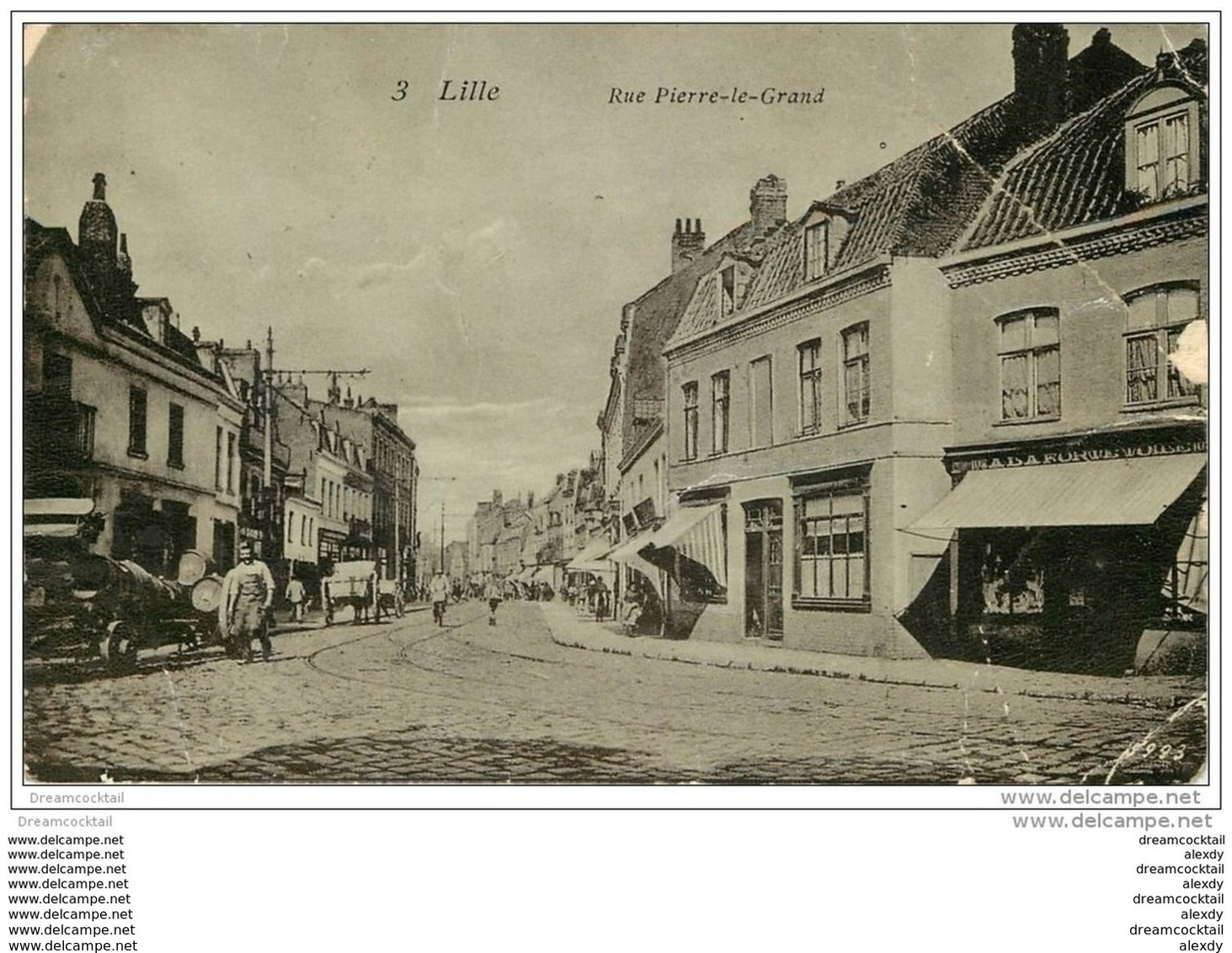 59 LILLE. Rue Pierre Legrand (carte Abîmée)... - Lille