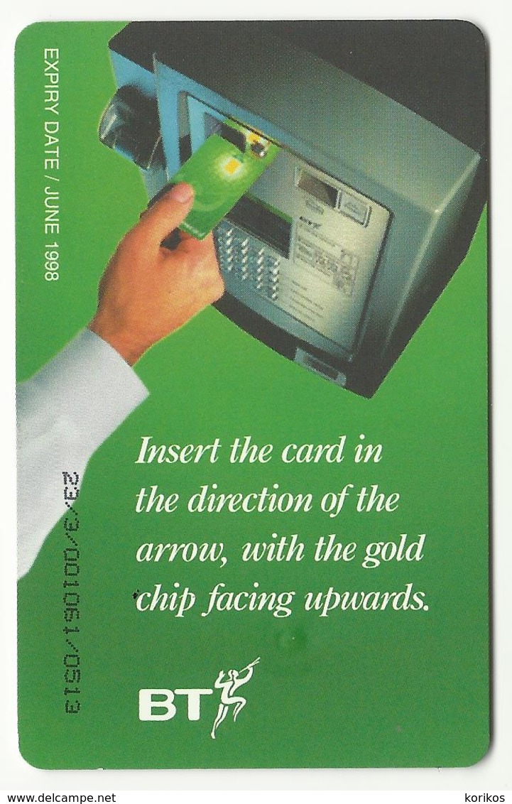 BT PHONECARD – GREAT BRITAIN - UK - INSTRUCTIONS – 1998 – GREEN - USED - Sonstige & Ohne Zuordnung