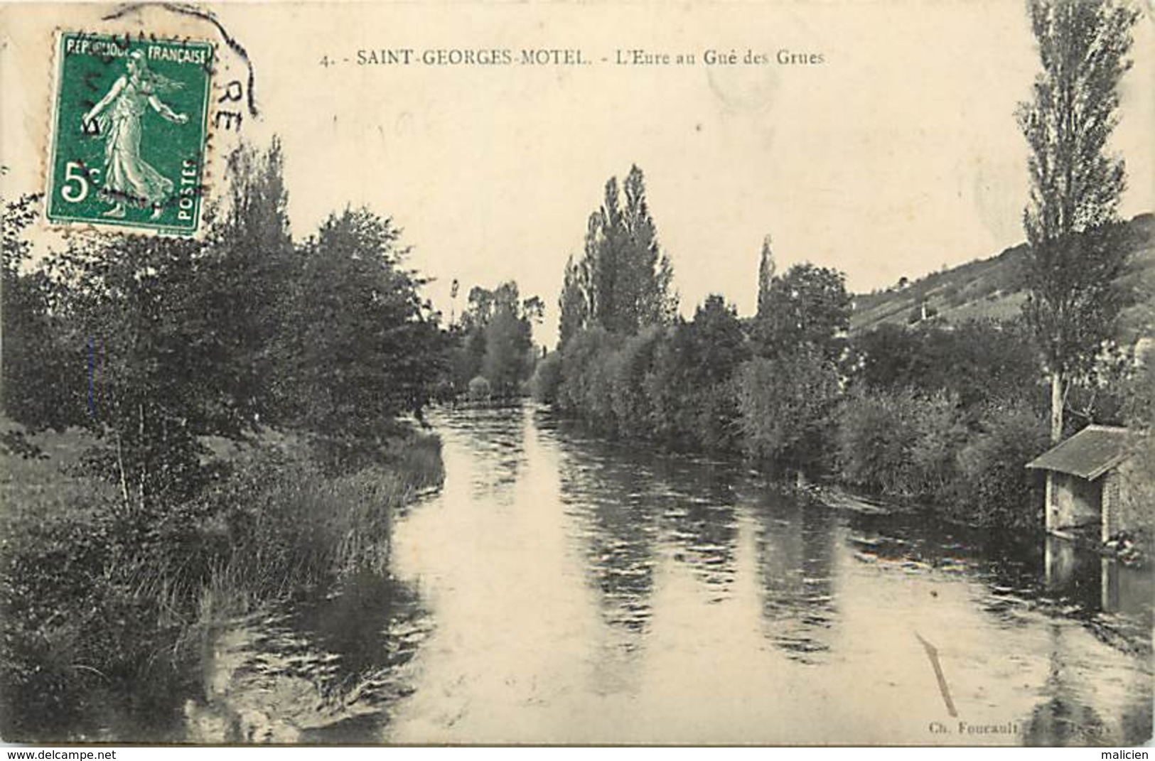 - Eure -ref-B89- Saint Georges Motel - St Georges Motel - L Eure Au Gué Des Grues - Petit Lavoir - Lavoirs - - Saint-Georges-Motel