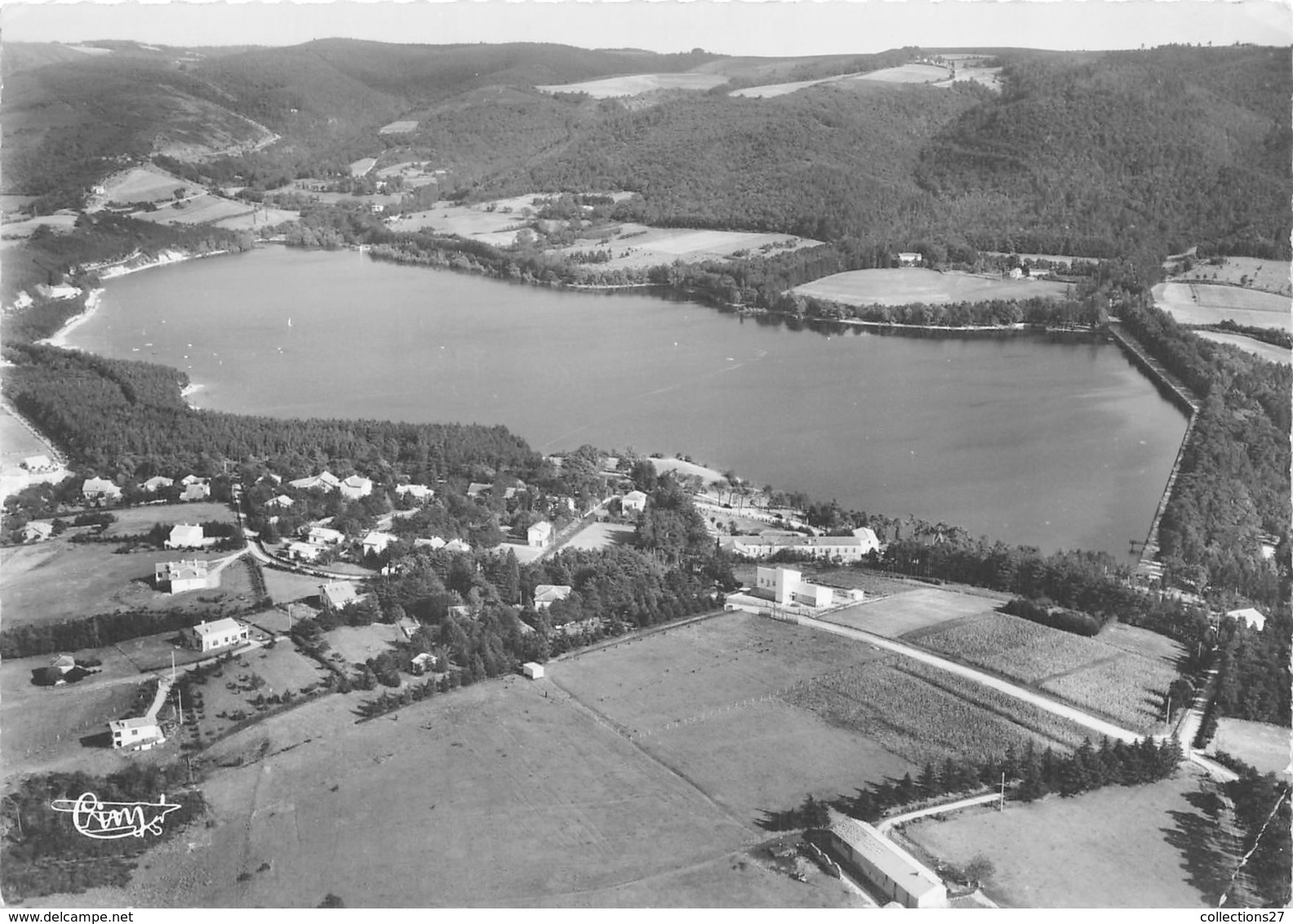 31-SAINT-FERREOL-VUE AERIENNE SUR LE BASSIN - Saint Ferreol