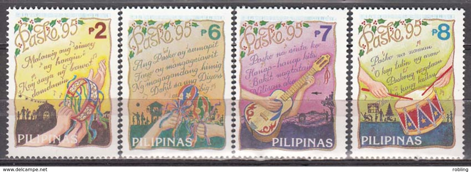 Philippines 1995 Instruments  Michel 2566-69 MNH 26090 - Musik