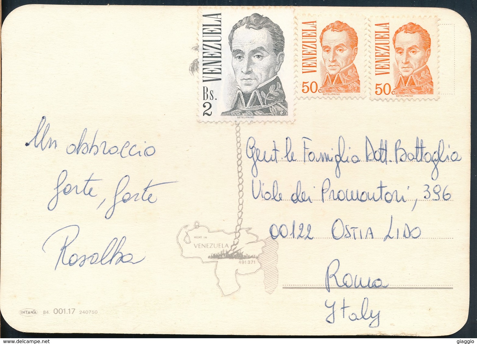 °°° 19229 - VENEZUELA - VEDUTE VUES VIEWS - With Stamps °°° - Venezuela