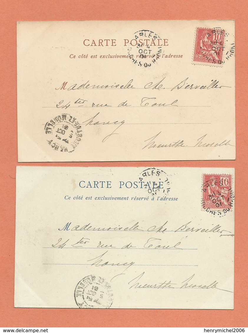 13 Arles   Lot 2 Cpa Cachet  1901 - 1877-1920: Semi-moderne Periode