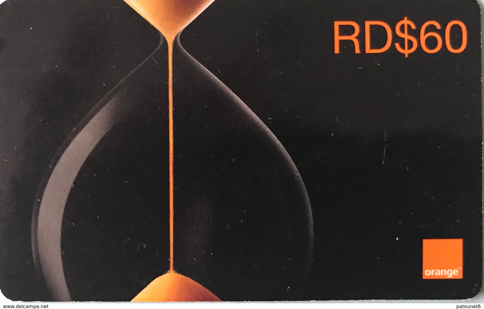 DOMINICAINE  -  Recharge ORANGE  -  Card - RD$60 - Dominik. Republik