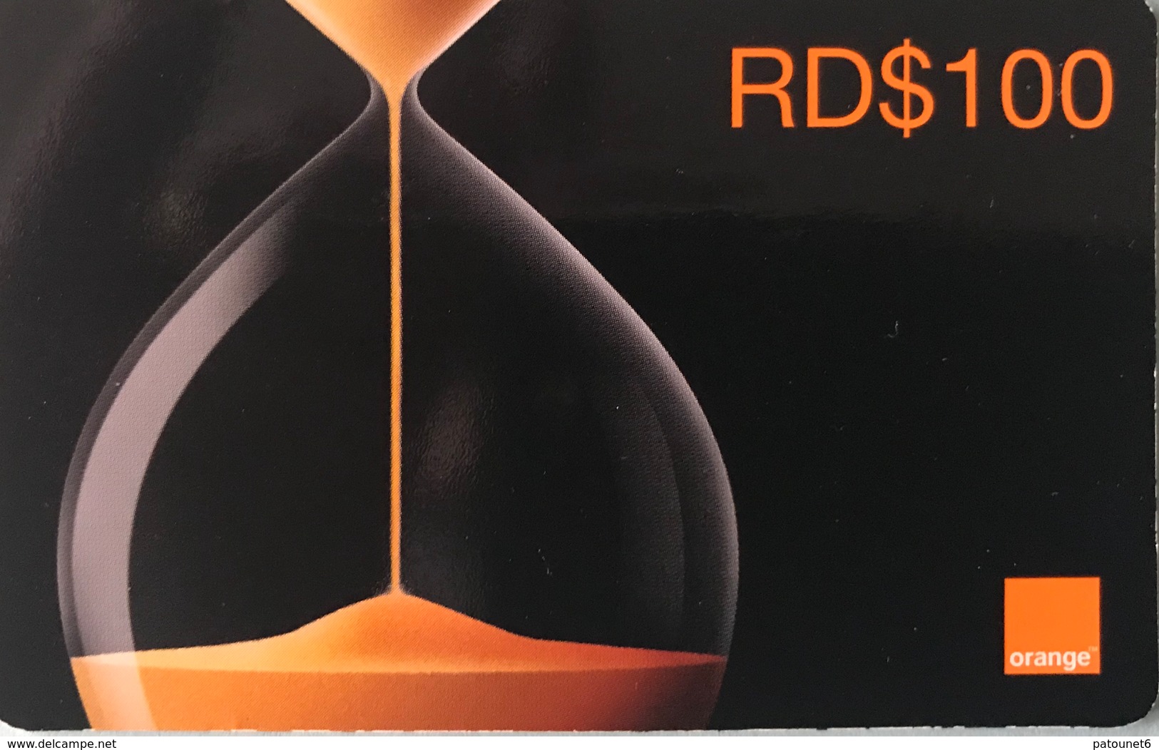 DOMINICAINE  -  Recharge ORANGE  -  Card - RD$100 - Dominicaanse Republiek