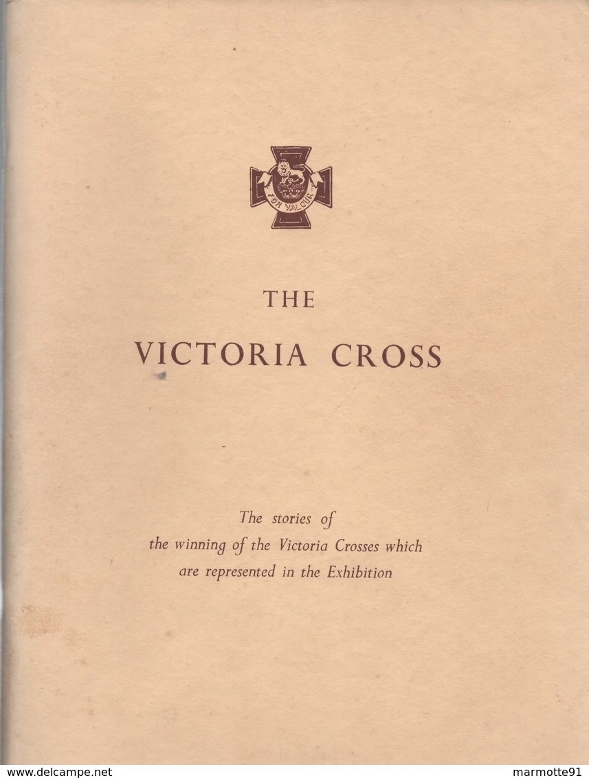 THE VICTORIA CROSS CENTENARY EXHIBITION 1956 MEDAILLE DECORATION MILITAIRE BRITANNIQUE - Grossbritannien